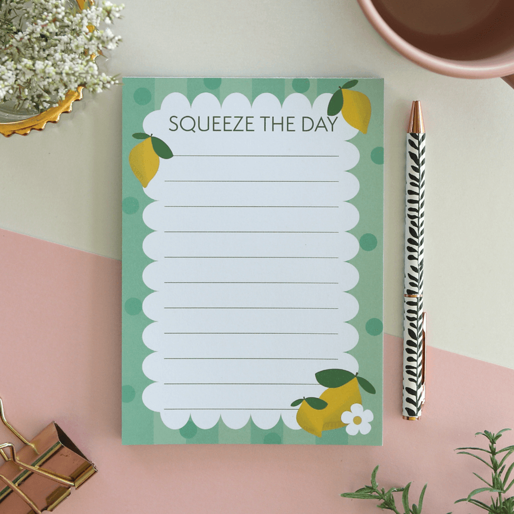 A6 Pocket Notepad Lemon
