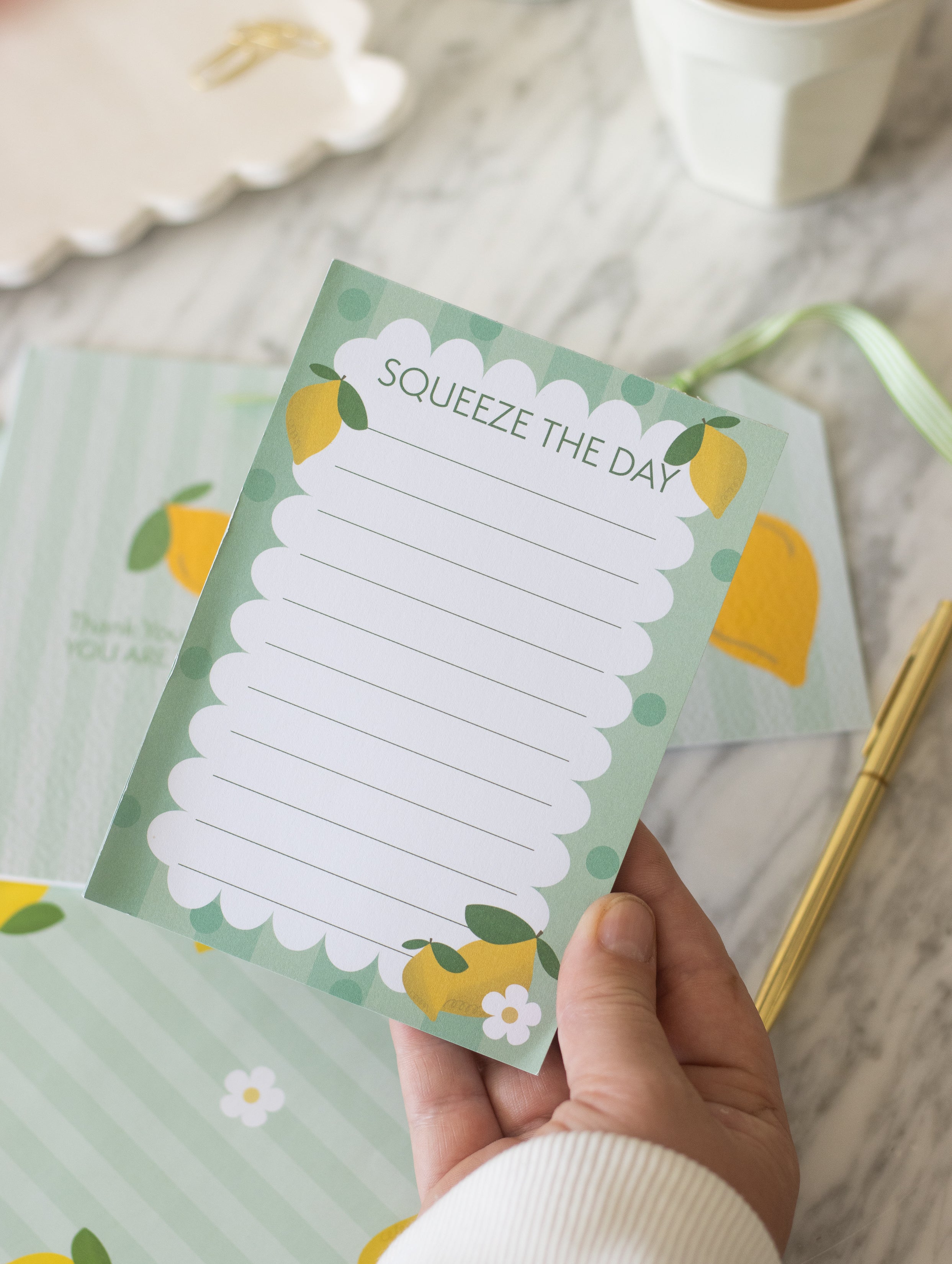 A6 Pocket Notepad Lemon