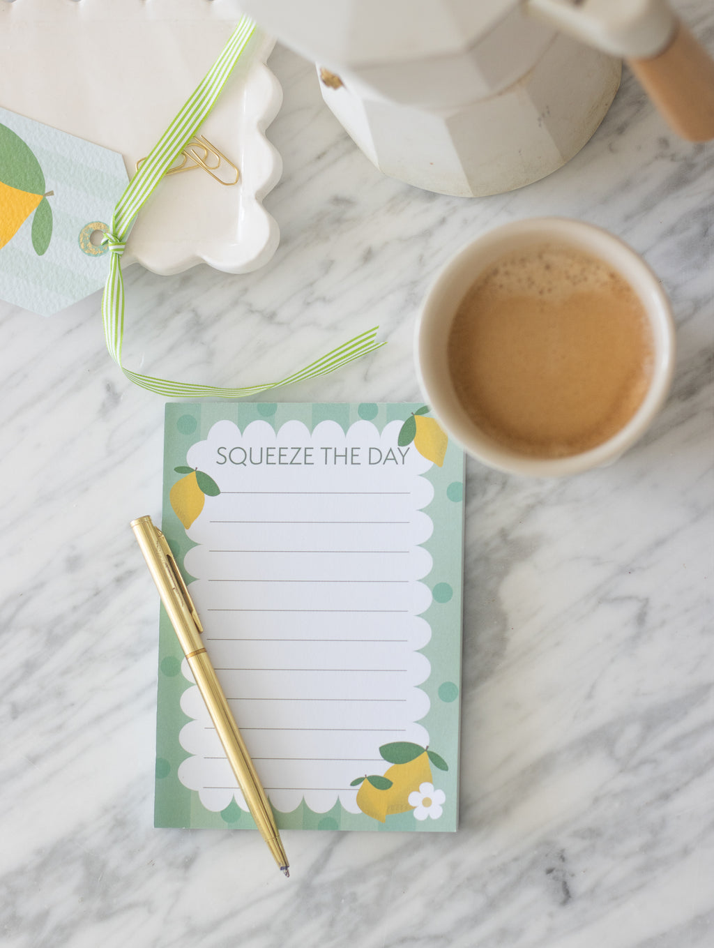 A6 Pocket Notepad Lemon