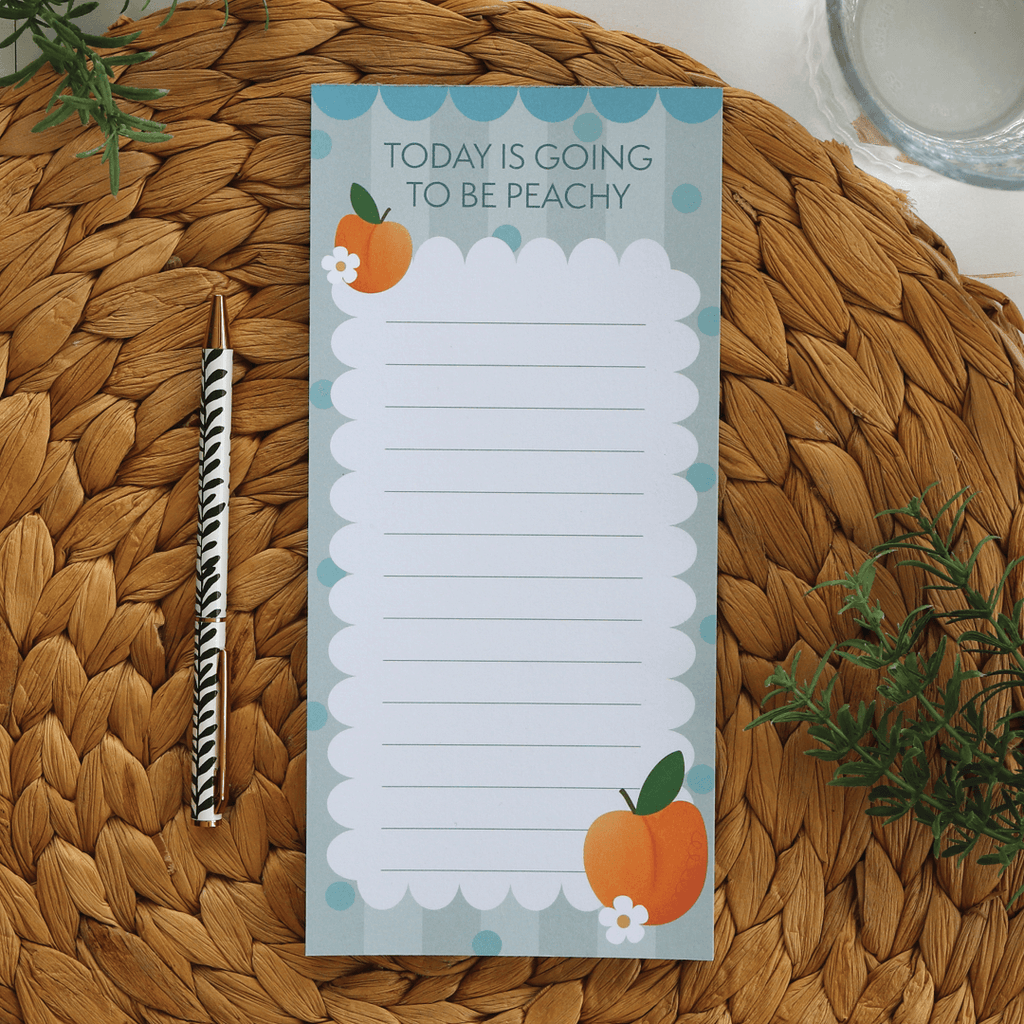 DL Slim To Do Notepad Peach