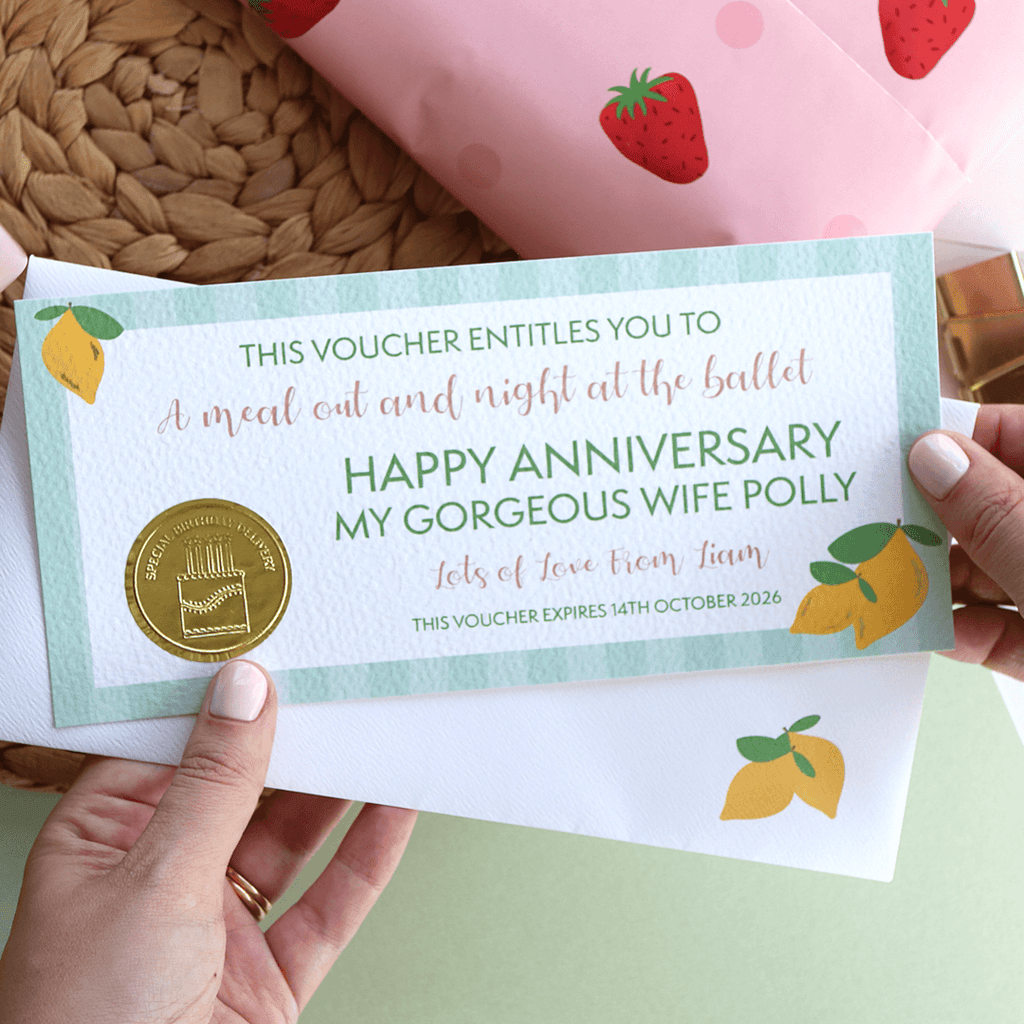 Personalised Lemon Gift Voucher