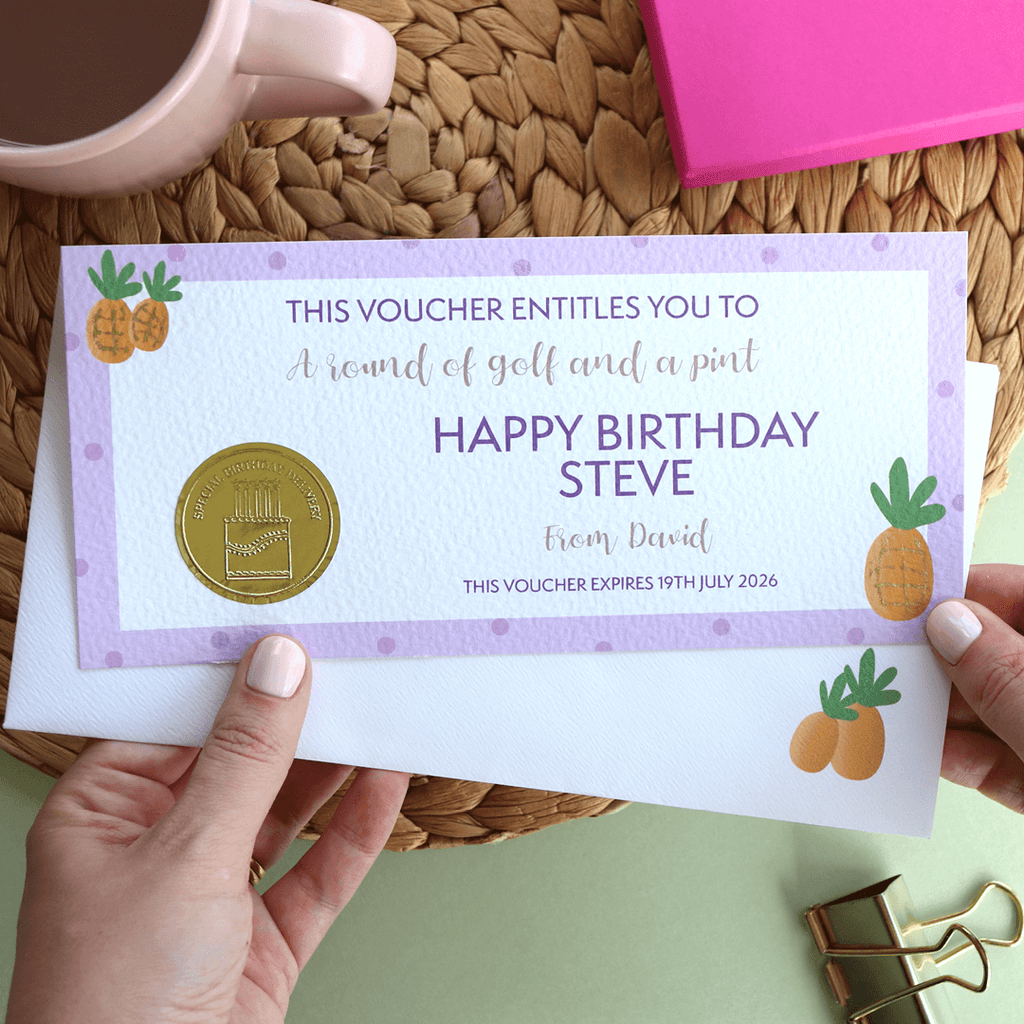 Personalised Pineapple Gift Voucher