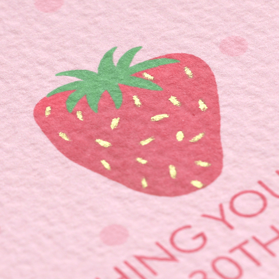 Happy 30th Birthday Strawberry Card