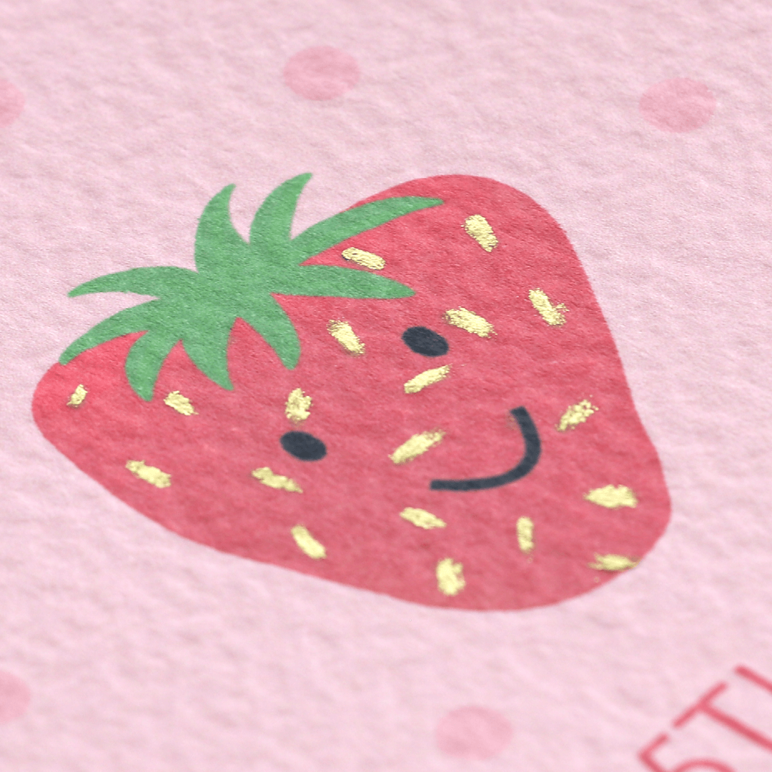 Happy 5th Birthday Strawberry Card