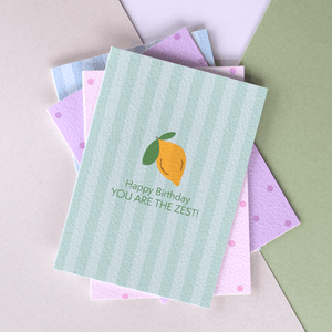 Happy Birthday Lemon Card