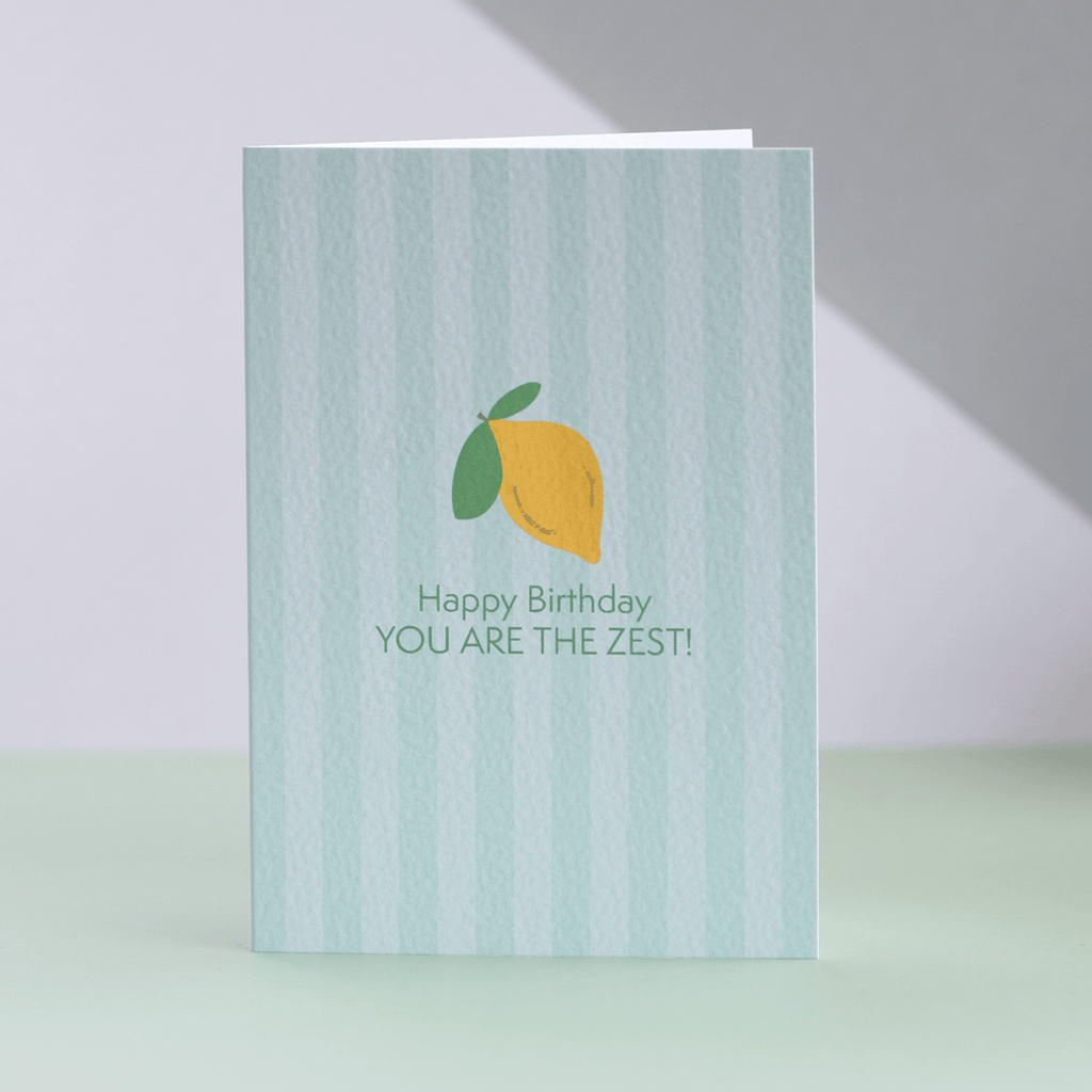 Happy Birthday Lemon Card