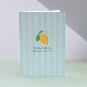 Happy Birthday Lemon Card