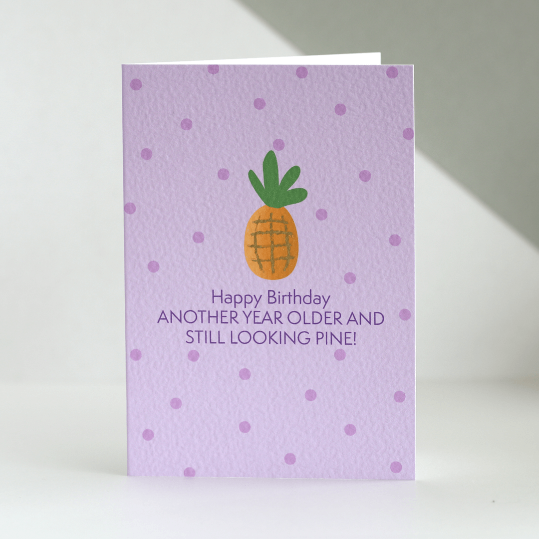 Happy Birthday Pineapple Card