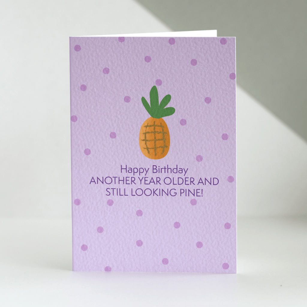 Happy Birthday Pineapple Card