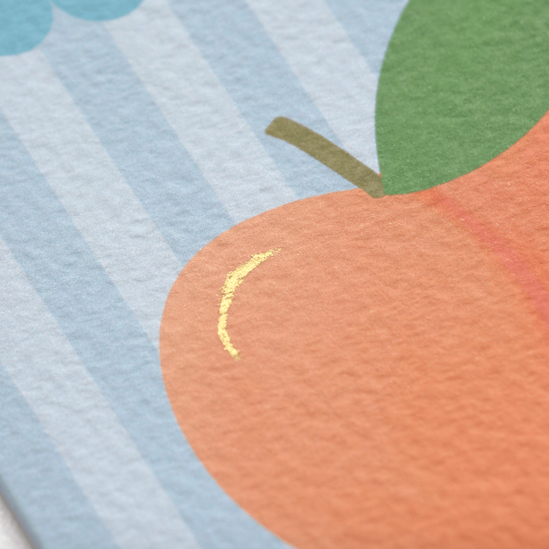 Thank You Scalloped Peach Card