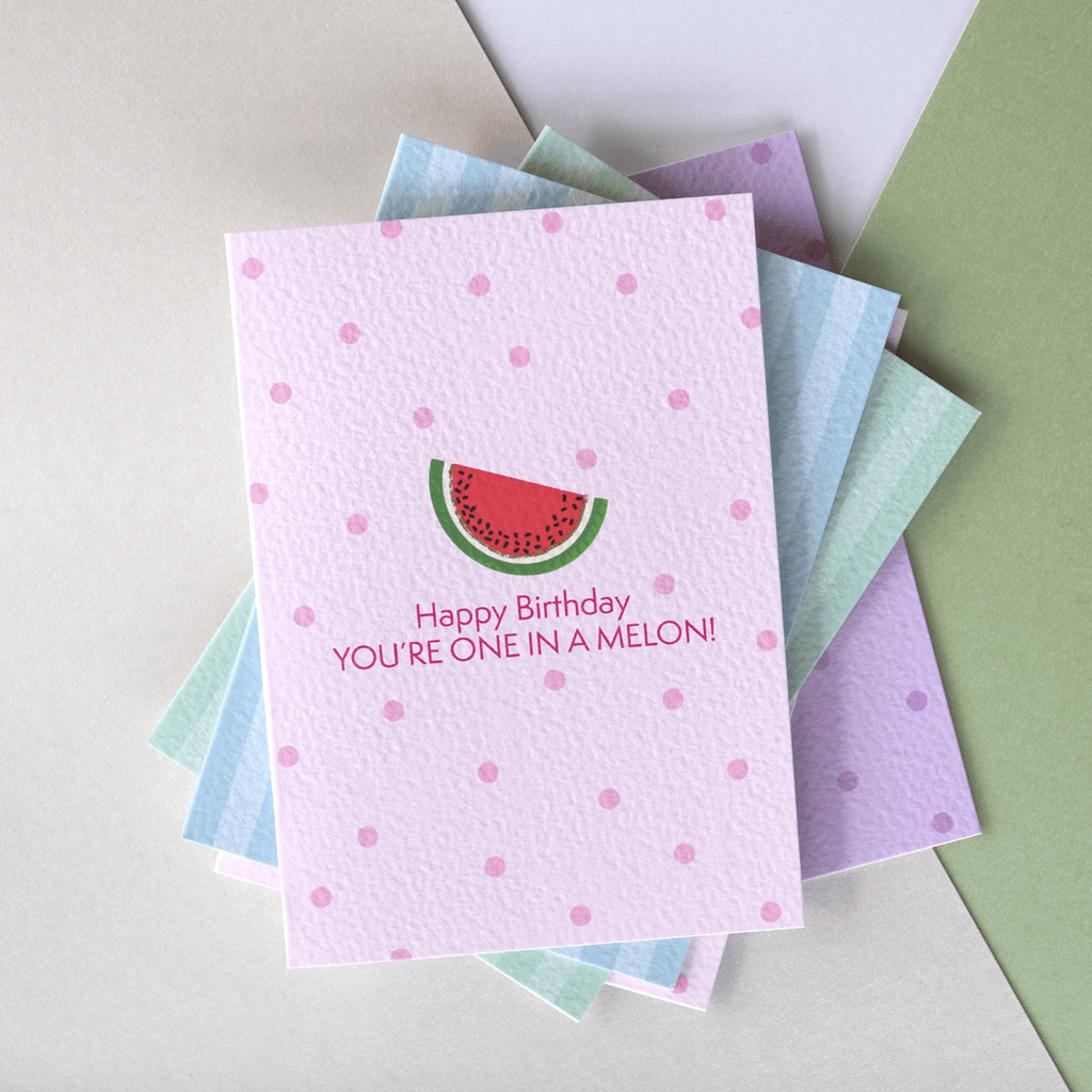 Happy Birthday Watermelon Card