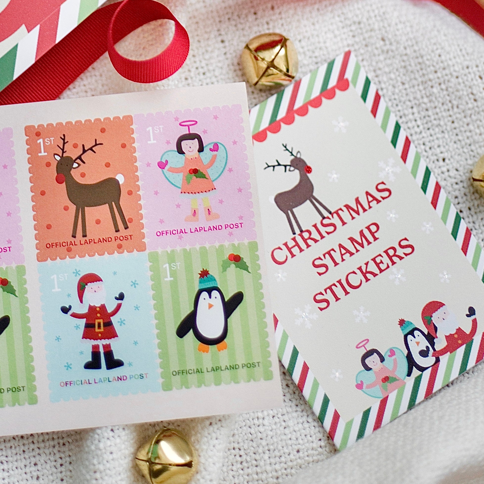 Christmas Stamp Sticker Book