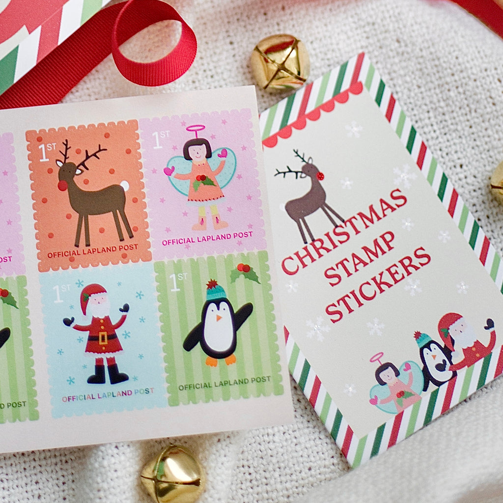 Christmas Stamp Sticker Book
