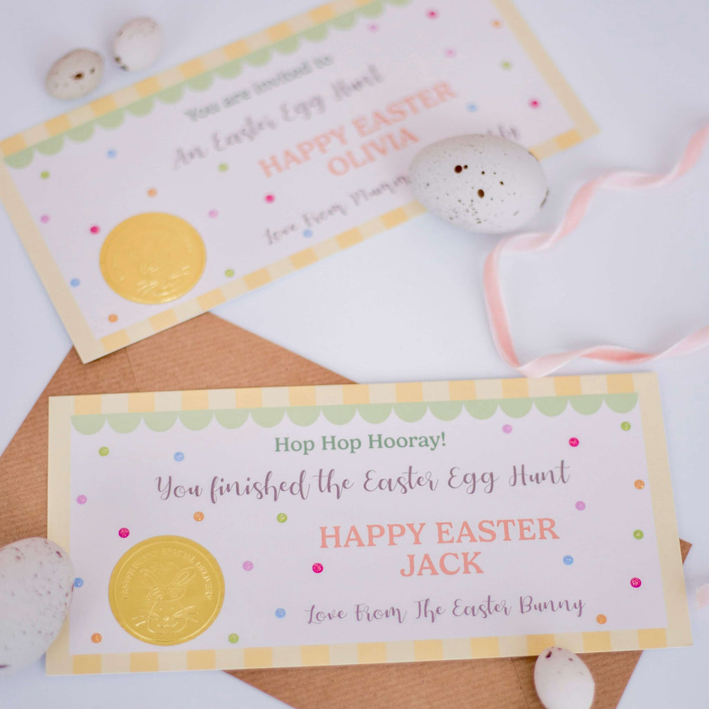 Personalised Easter Egg Hunt Certificate