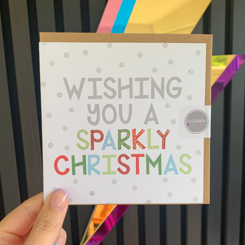 Glittery Sparkly Christmas Card