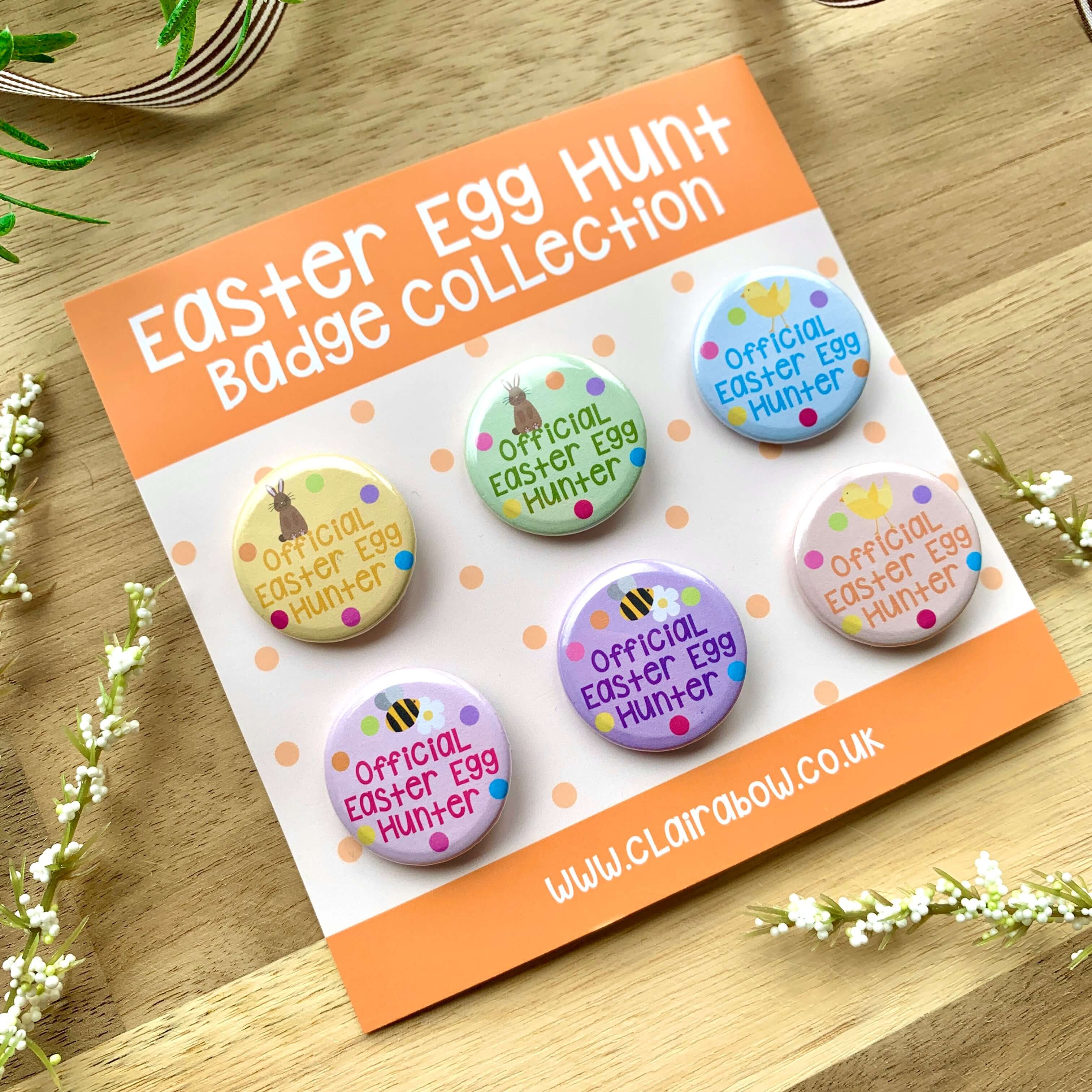 Easter Egg Hunt Badge Collection