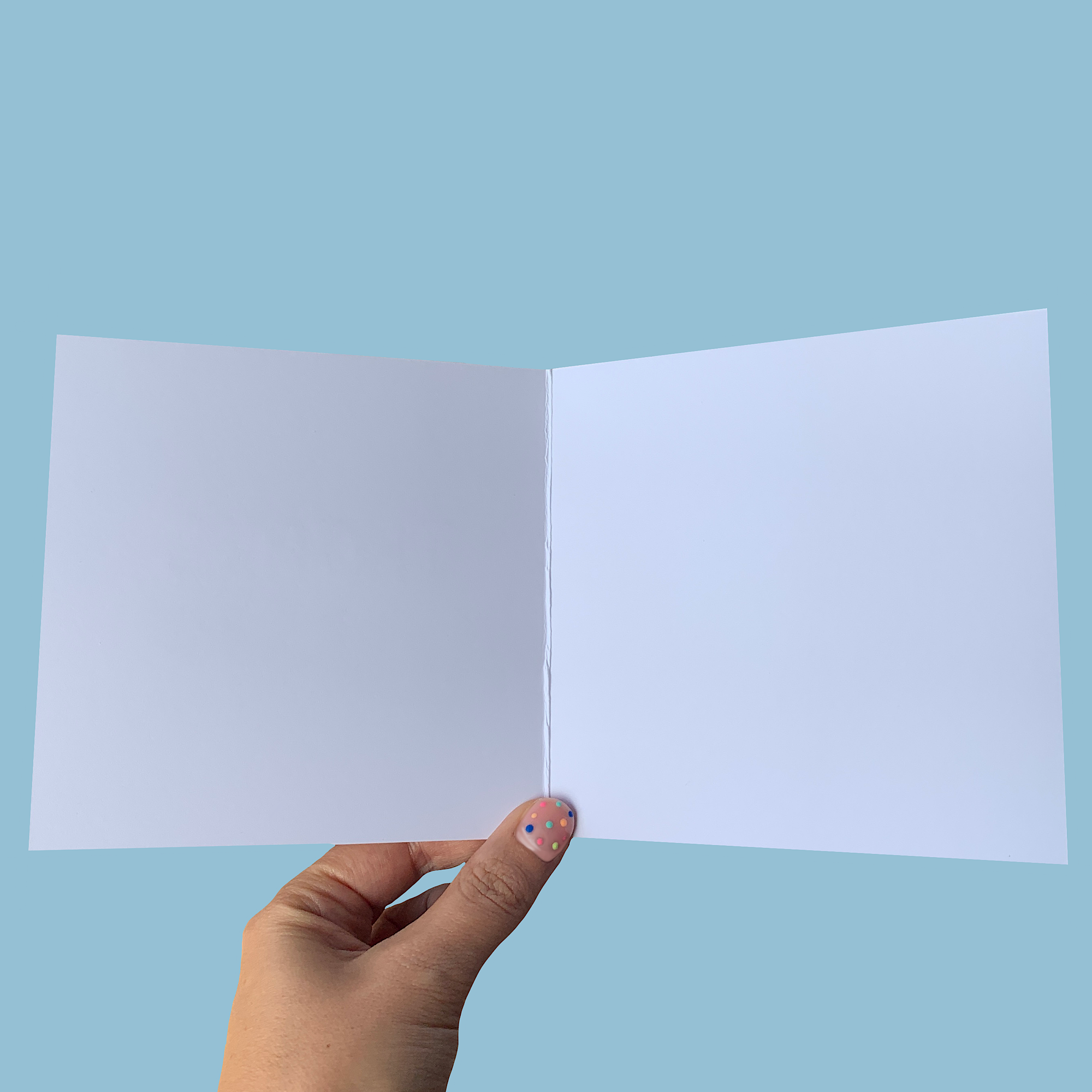 21st Flamingo Blue Birthday Card