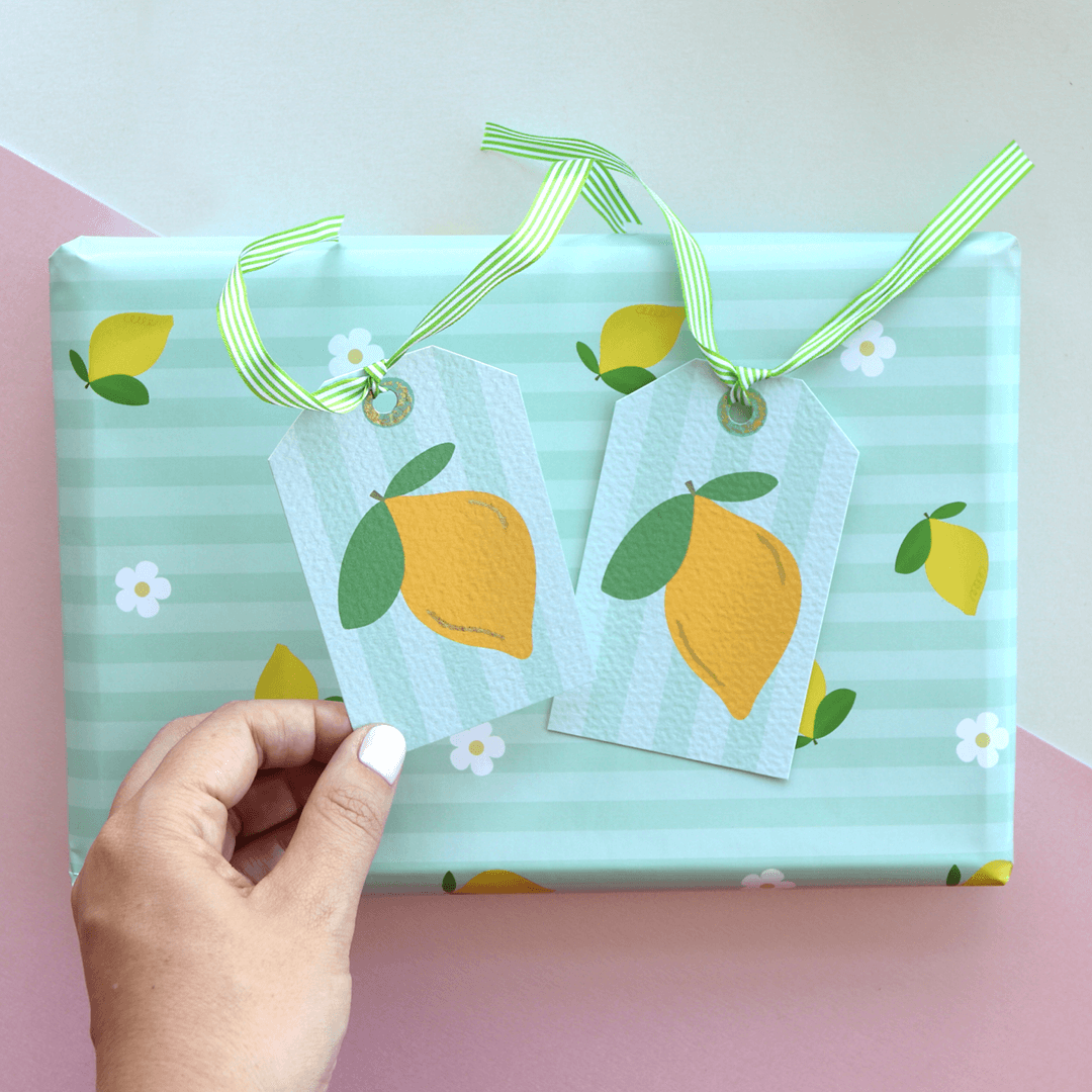 Lemon Gift Wrapping Paper
