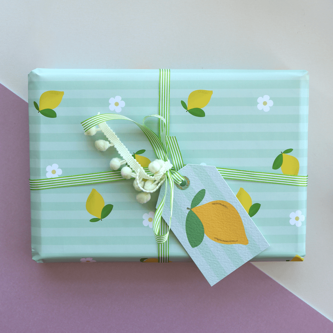 Lemon Gift Wrapping Paper