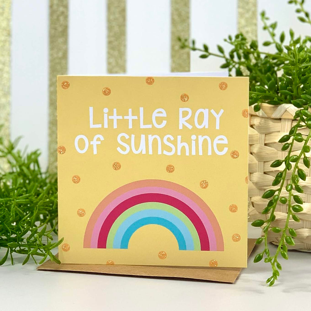 Little Ray of Sunshine Rainbow Card