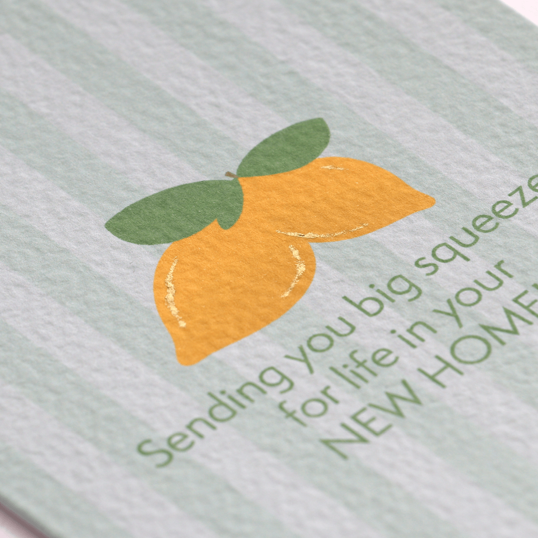 New Home Lemon Card