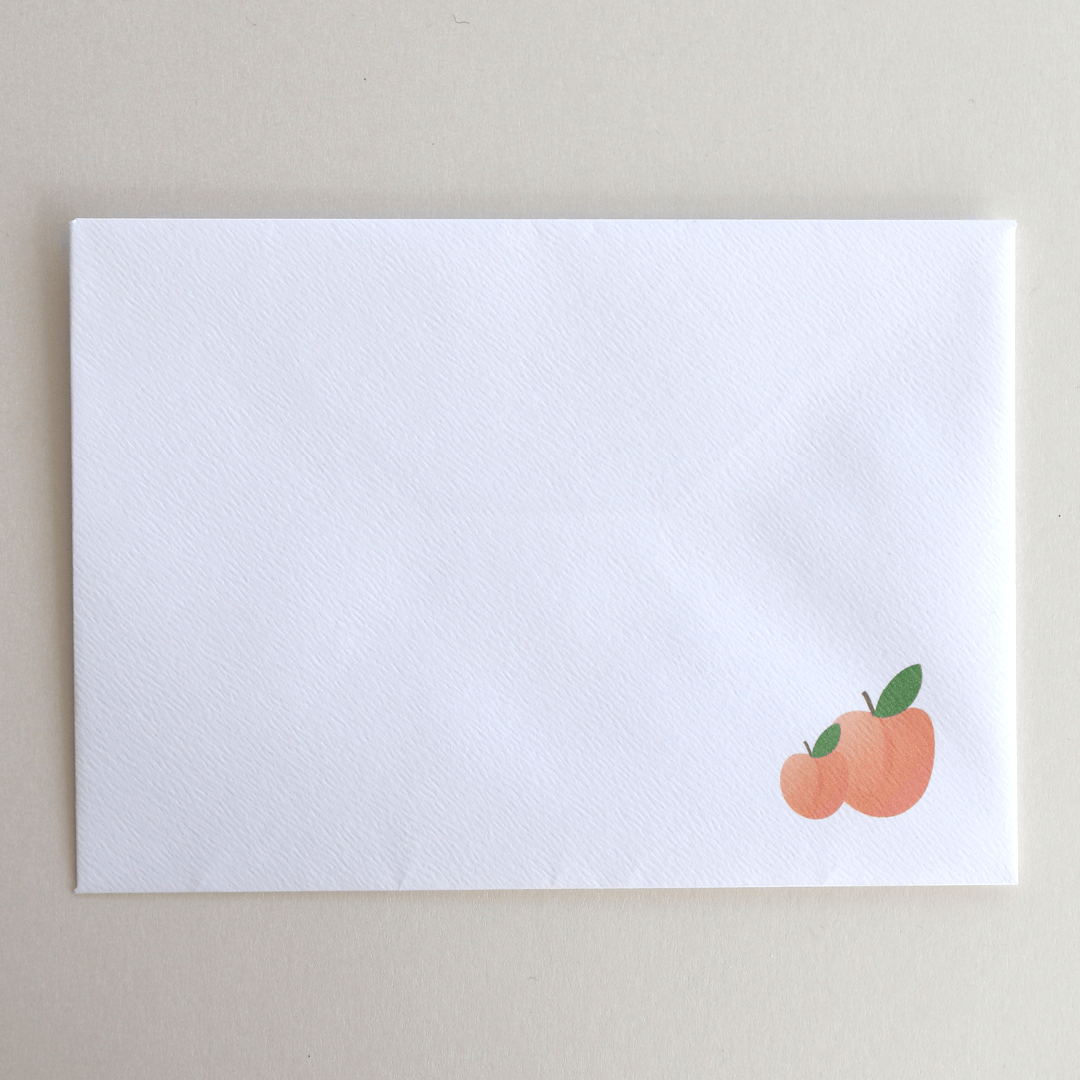 Wedding Day Peach Card
