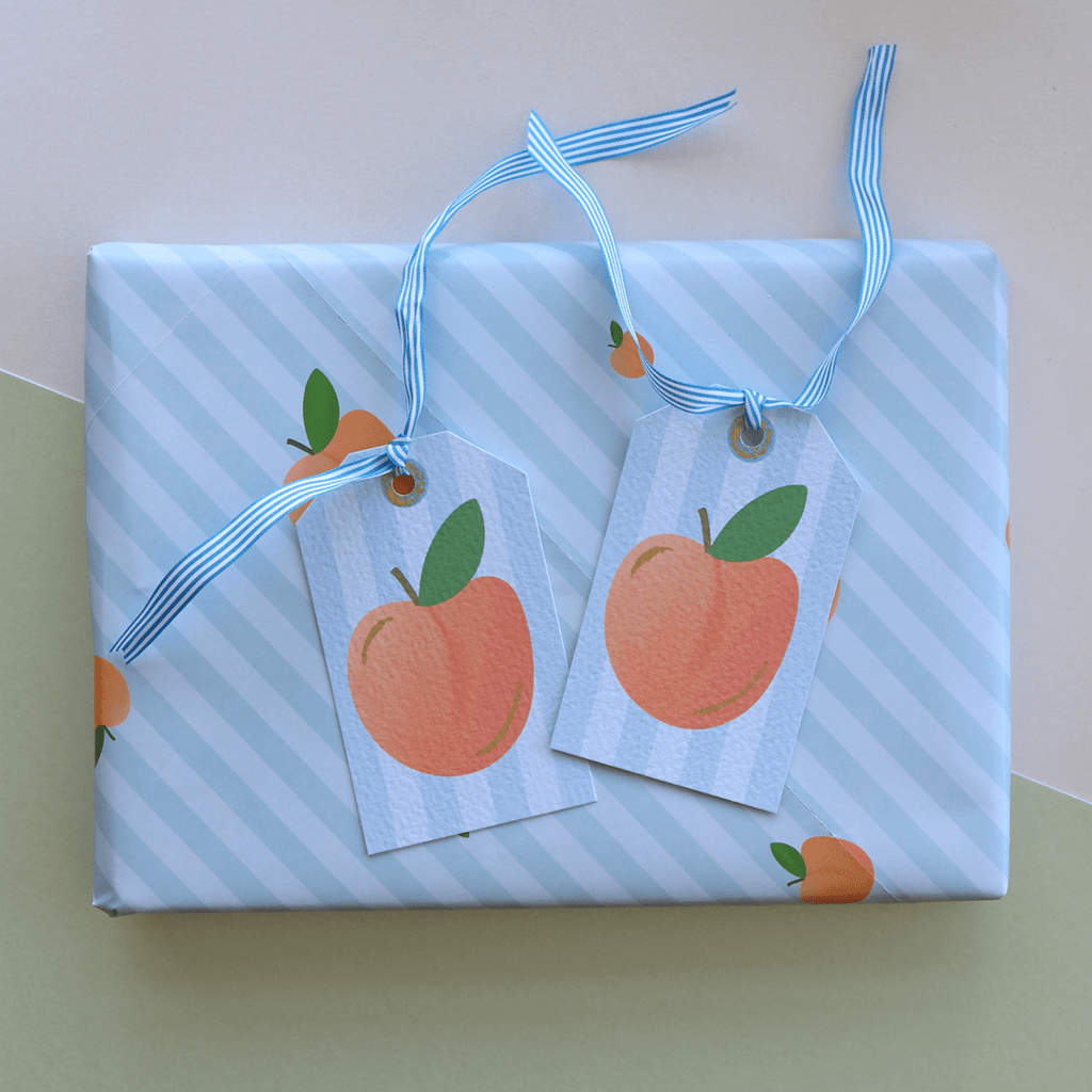 Peach Gift Wrapping Paper