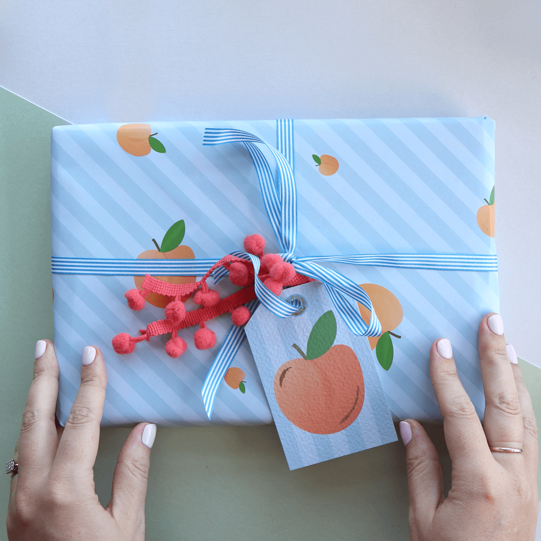 Fruit Gift Wrapping Paper Pack