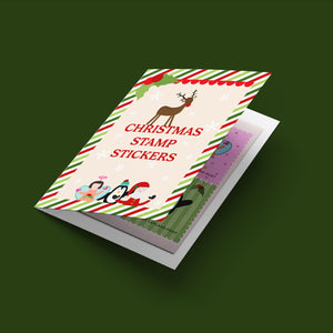 Christmas Stamp Sticker Book