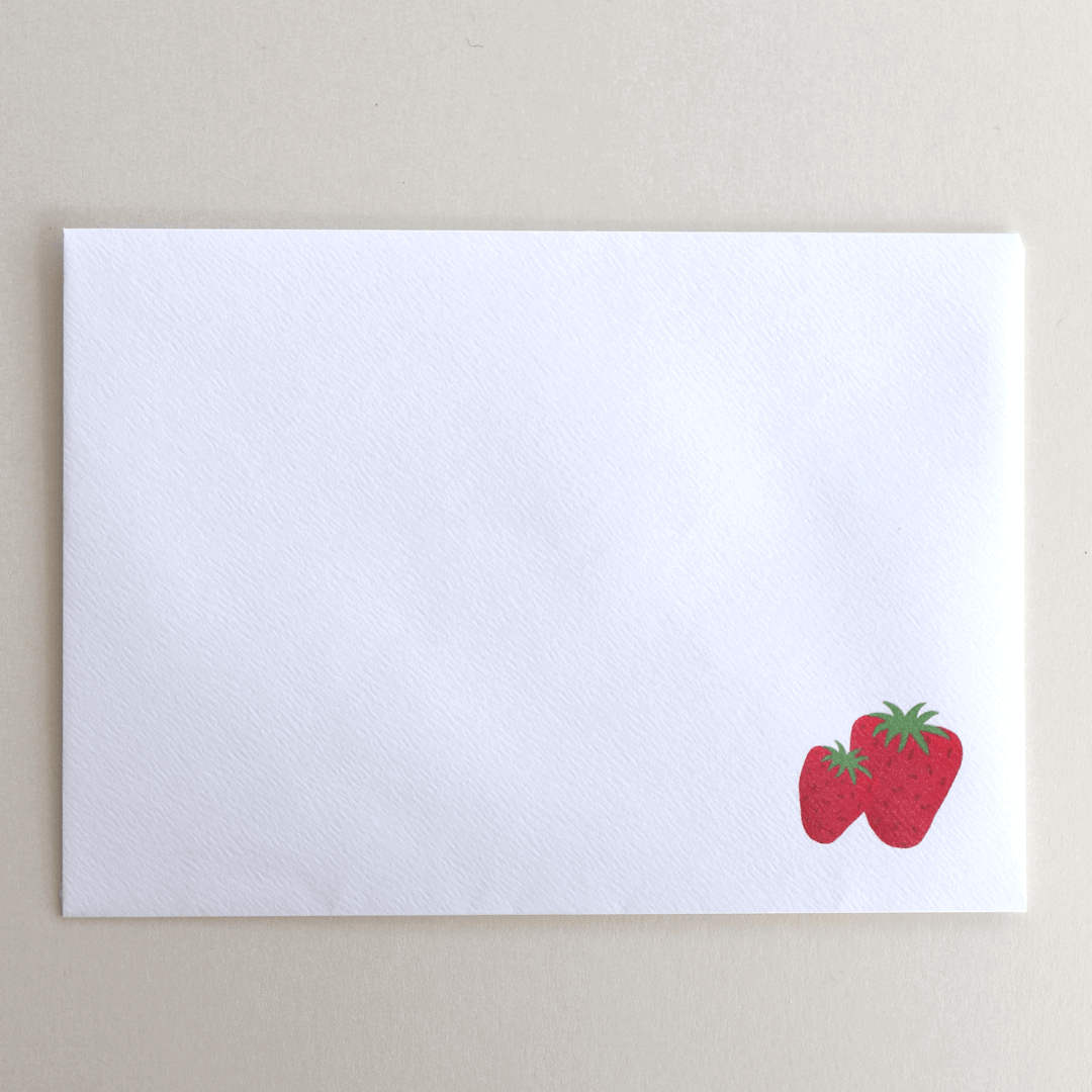 You're The Sweetest Scallop Strawberry Card