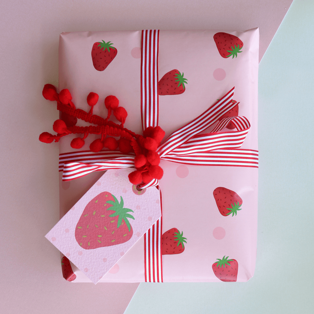Strawberry Gift Wrapping Paper