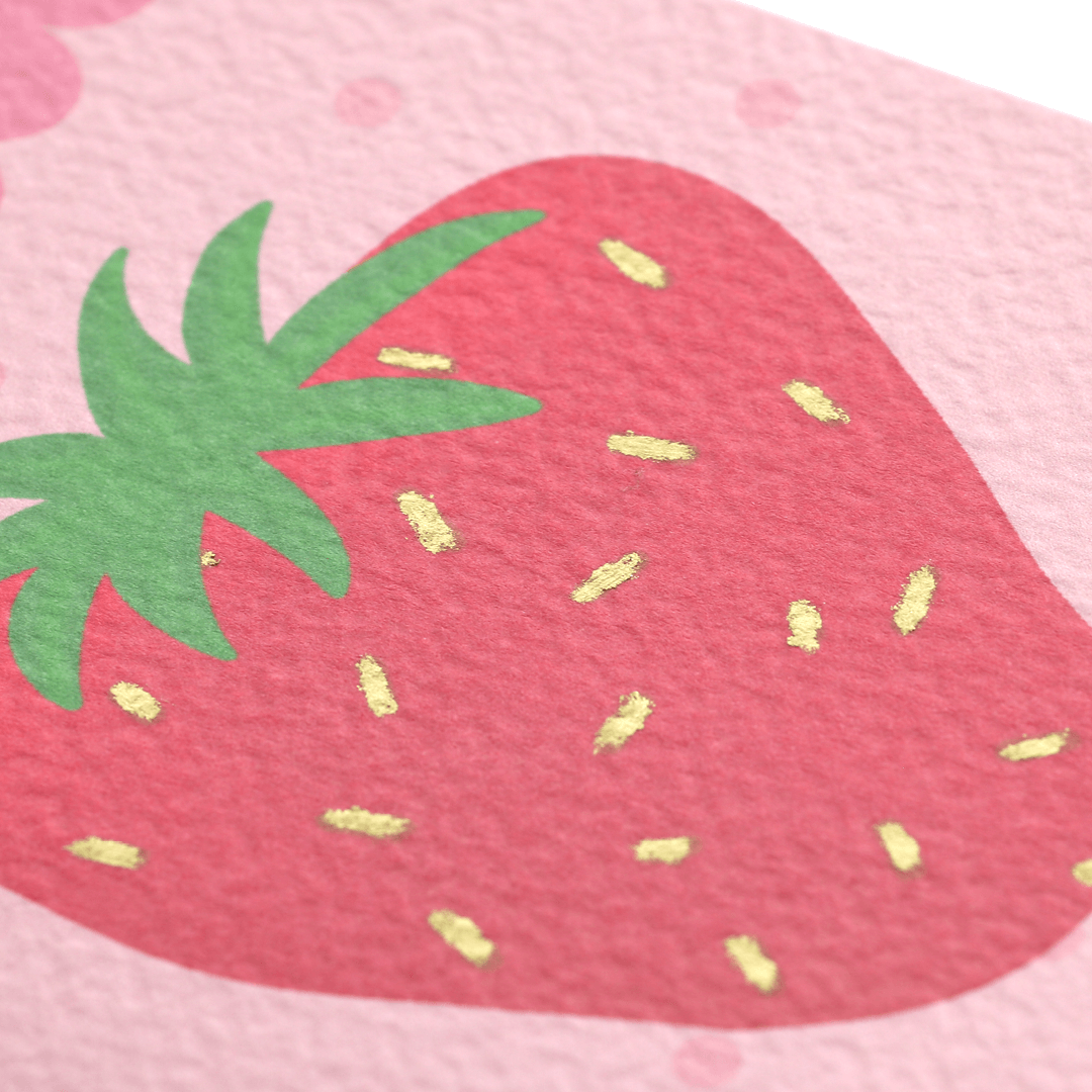 You're The Sweetest Scallop Strawberry Card