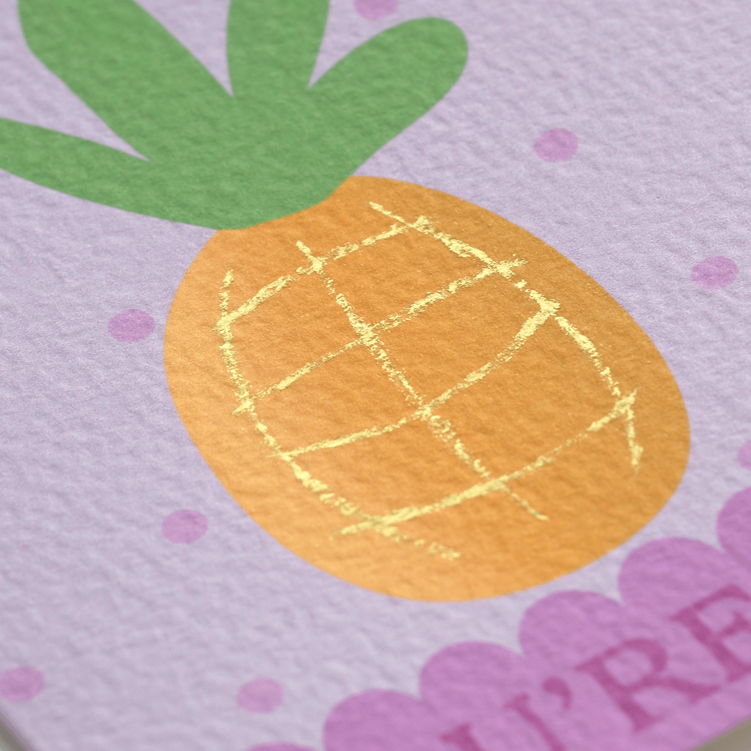 Thank You Scallop Pineapple Card