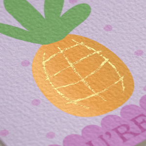Thank You Scallop Pineapple Card