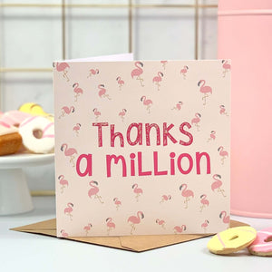 Thank You Flamingo Card