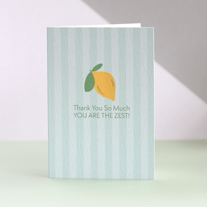 Thank You Lemon Card