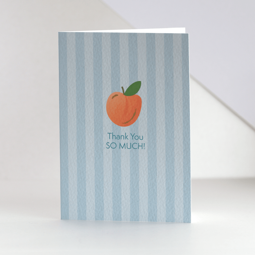 Thank You Peach Card