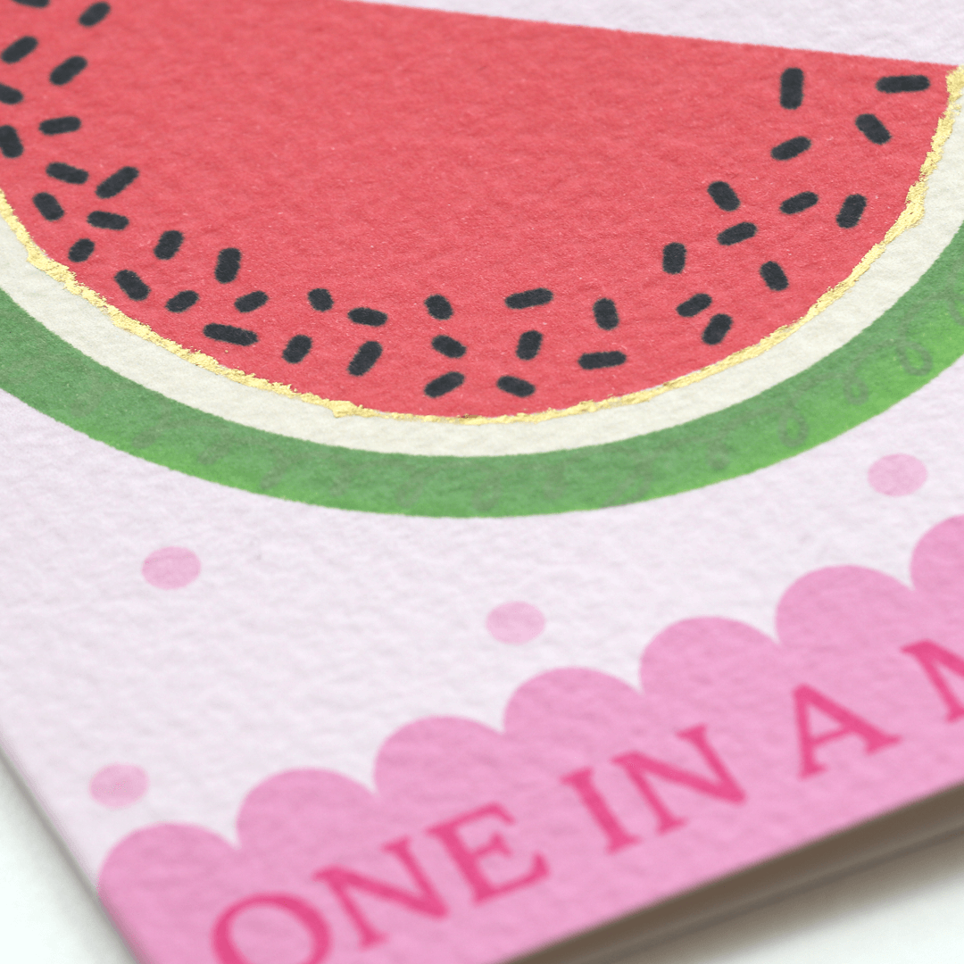 Thank You Scallop Watermelon Card