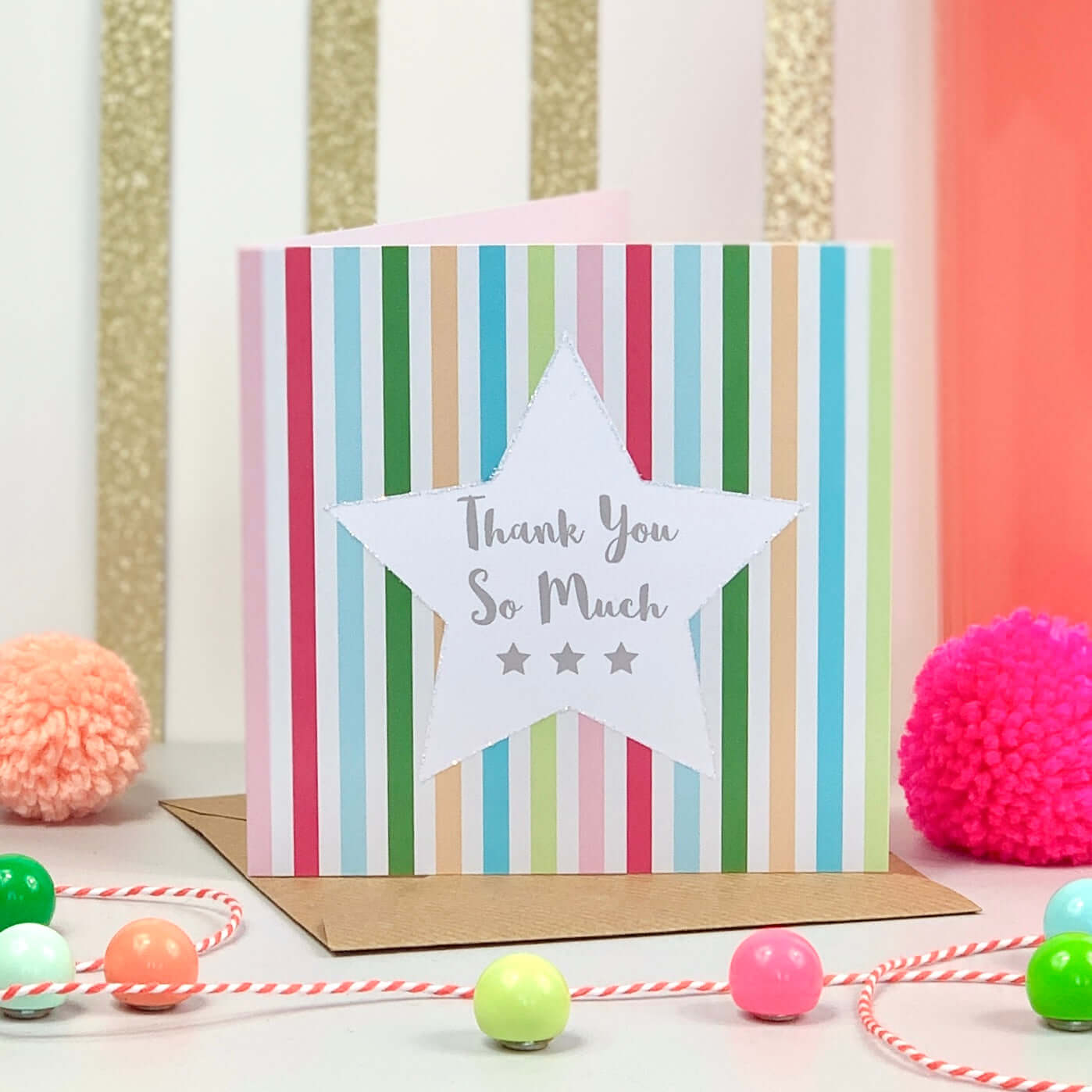 Thank You So Much Star Card