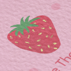Thank You Strawberry Card