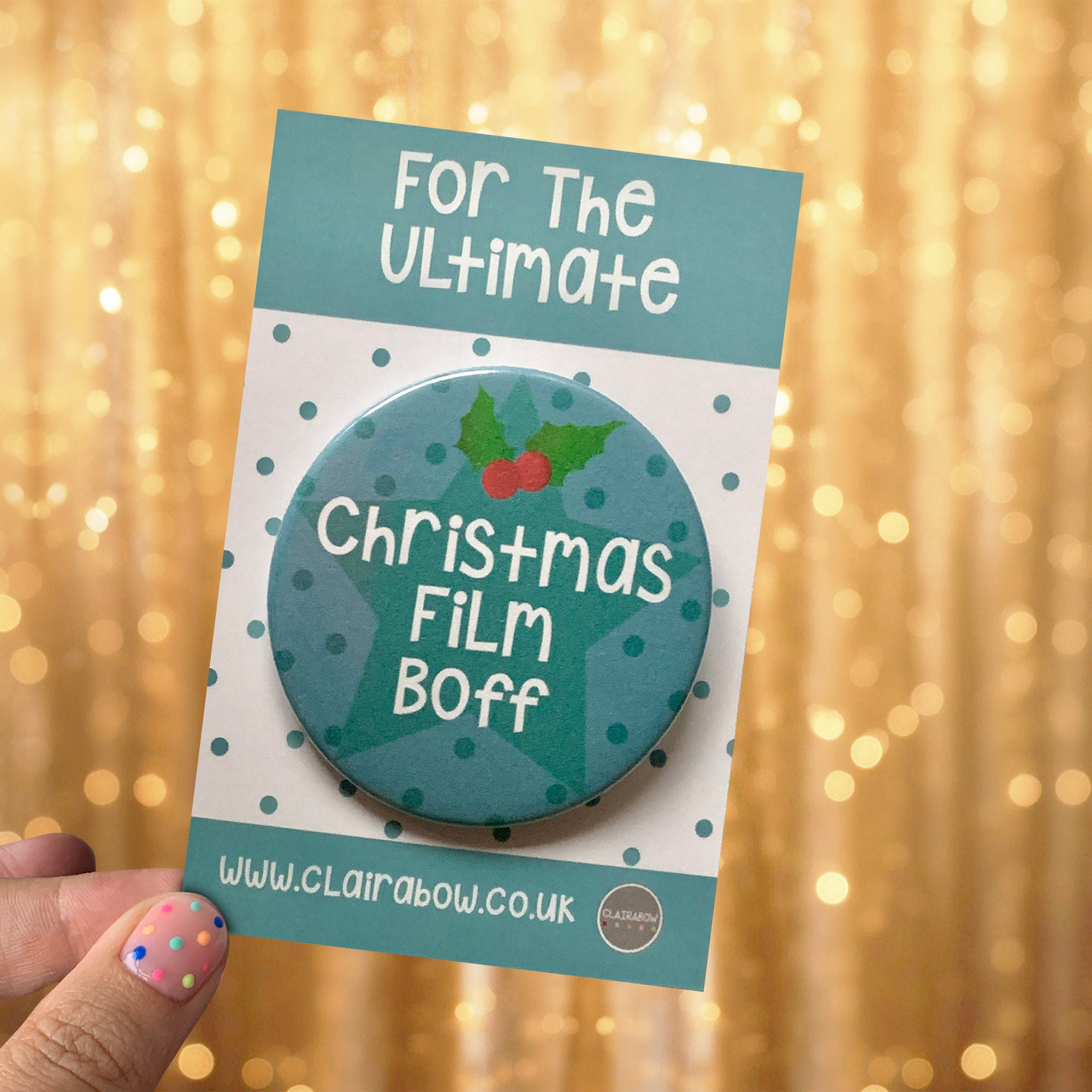 Christmas Film Boff Badge