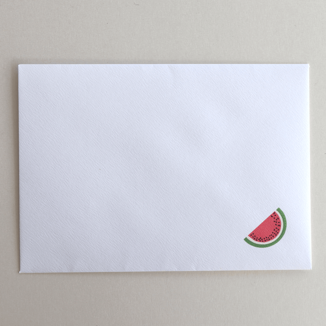 Thank You Scallop Watermelon Card