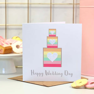 Wedding Card with Cake