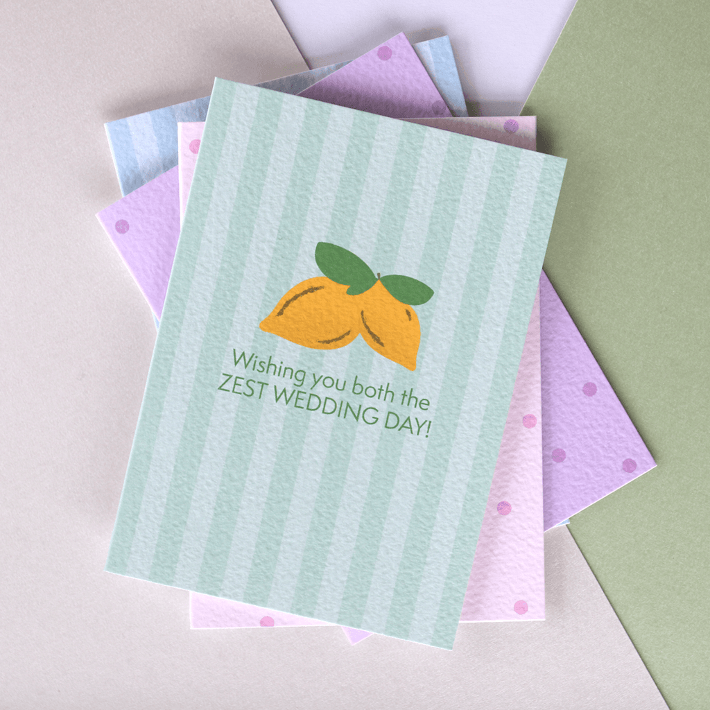 Wedding Day Lemon Card