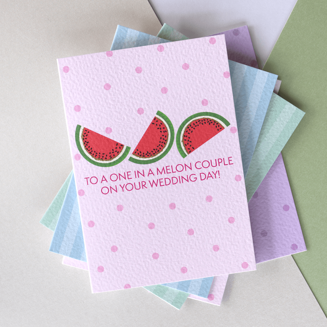 Wedding Day Watermelon Card