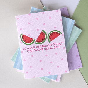 Wedding Day Watermelon Card