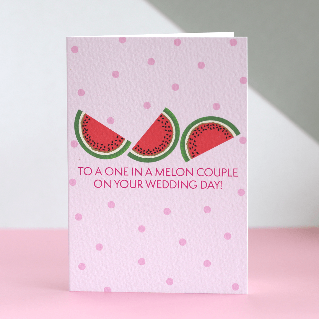 Wedding Day Watermelon Card
