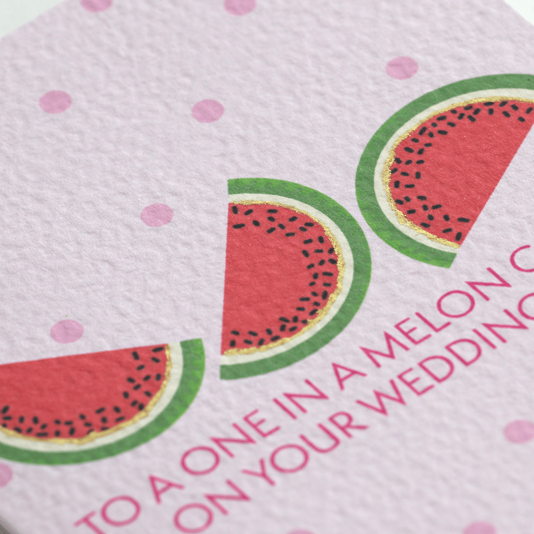 Wedding Day Watermelon Card