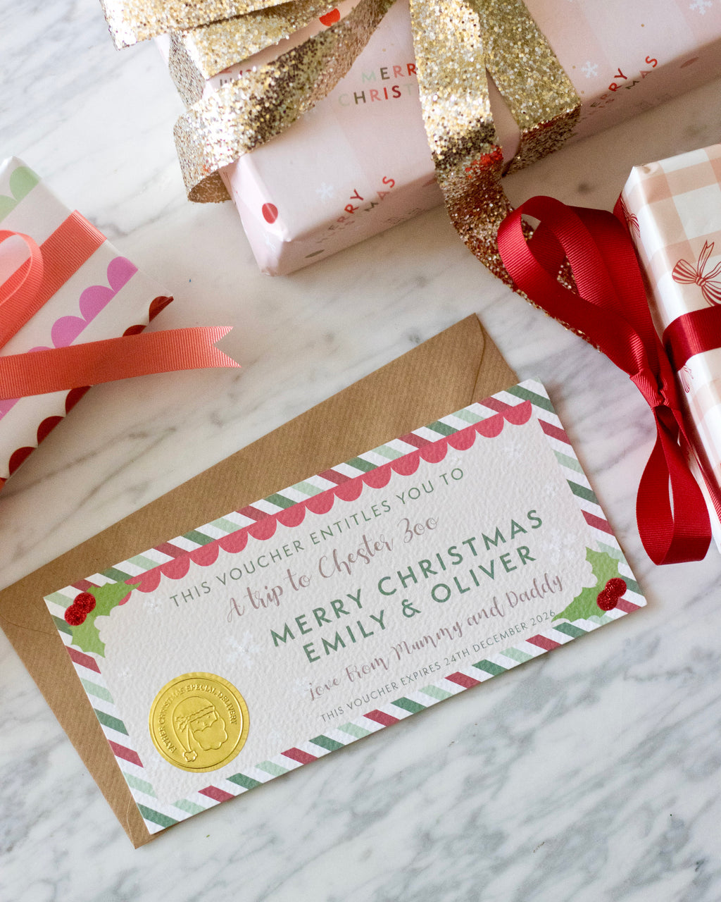 Personalised Christmas Gift Voucher