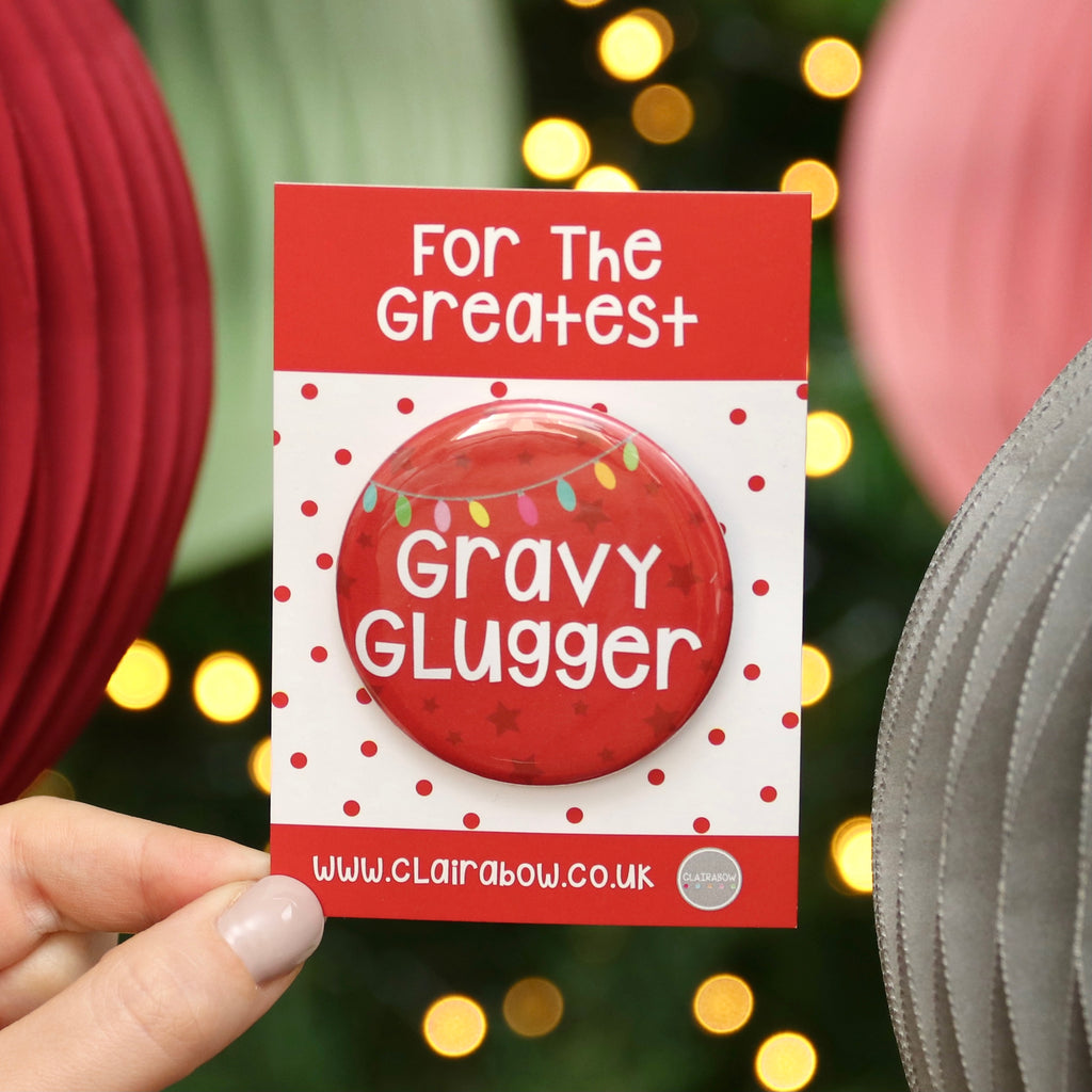 Gravy Glugger Christmas Badge